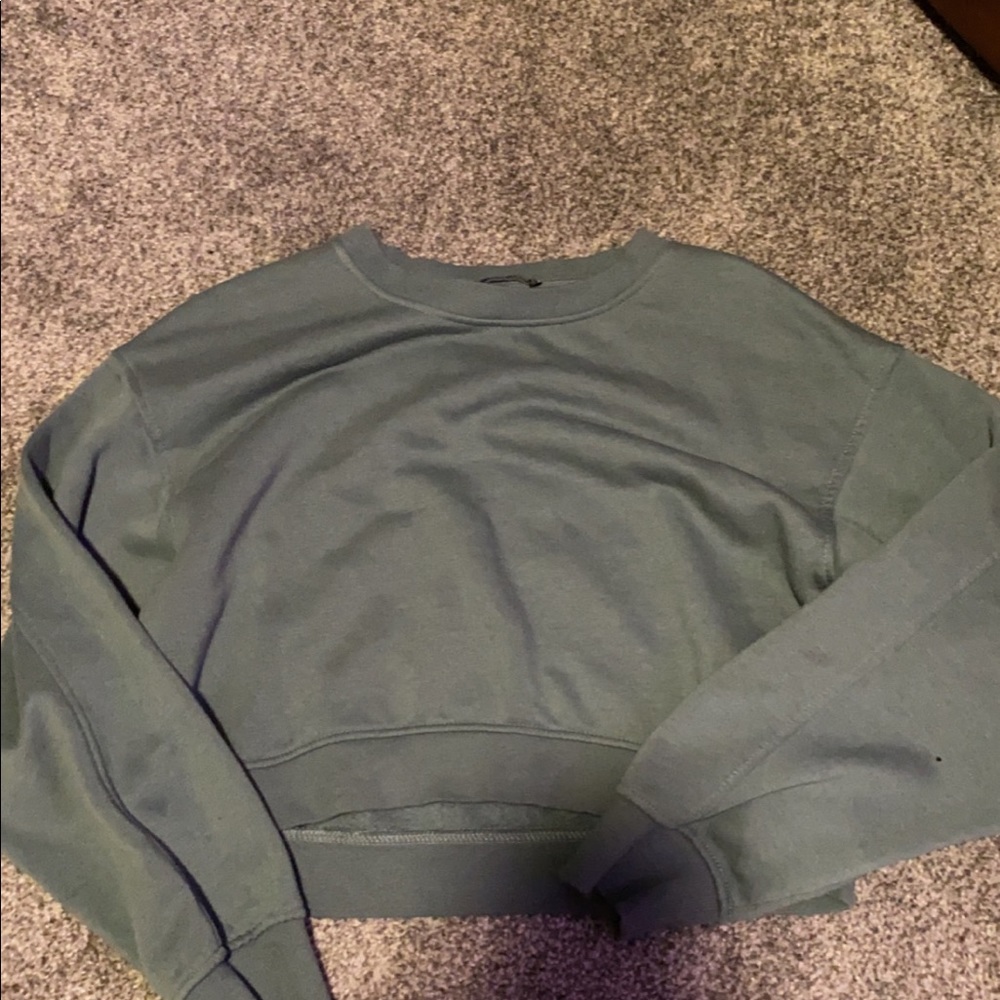 Zara cropped sweatshirt